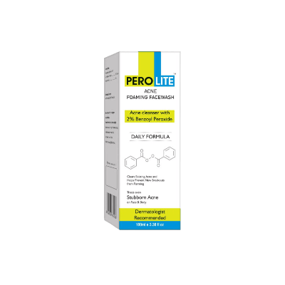 Пінка для вмивання з 2% бензоїл пероксиду Perolite Foaming Facewash Benzoyl Peroxide 2% 100 мл