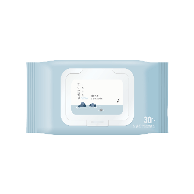 Очищувальні серветки з морською водою ROUND LAB 1025 Dokdo Cleansing Tissue 30 шт.