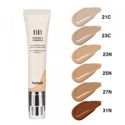 Зволожувальний ВВ-крем із керамідами HEIMISH Moringa Ceramide BB Cream SPF 30 PA++ (25N Medium) 30 мл