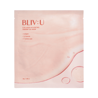  Гелева маска з колагеном BLIV:U Collagen Bouncing Firming Gel Mask 28 г