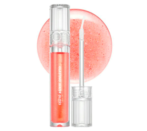 Рідкий блиск для губ з блискітками Rom&nd Glasting Water Gloss № 01 Sanho Crush