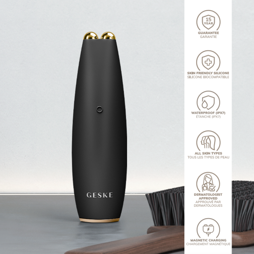 Мікрострумова ручка для підтяжки обличчя Geske MicroCurrent Face-Lift Pen 6 in 1 Gray