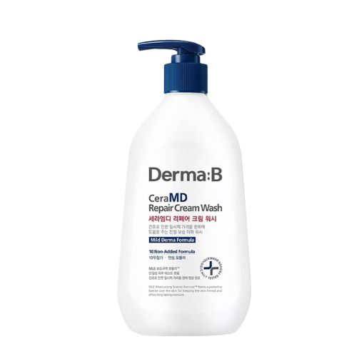 Крем-гель для душу для сухої шкіри Derma:B CeraMD Cream Wash 400 мл