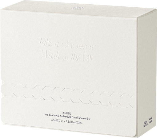 Дорожній набір ANILLO Lime Sunday & Amber528 Travel Shower Set