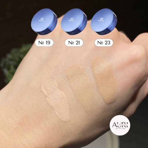 Інноваційний кушон зі змінним блоком № 21 CUSKIN Clean-Up Skinfit Cushionpact SPF 50+ PA+++ 30 мл № 21 Light beige