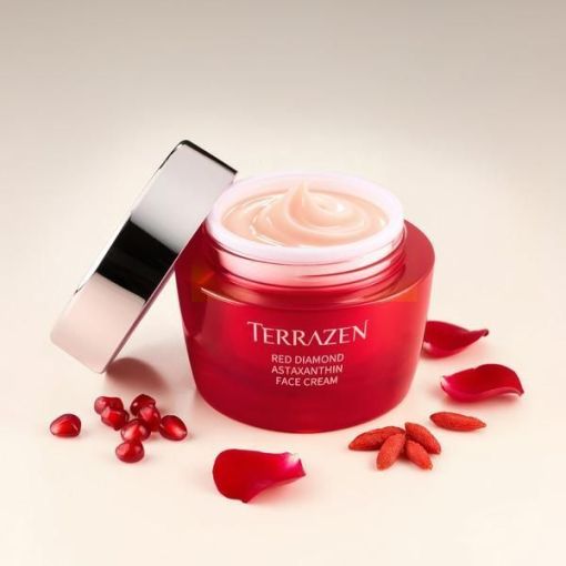 Антиоксидантний крем з астаксантином TERRAZEN Red Diamond Astaxanthin Face Cream 50 мл