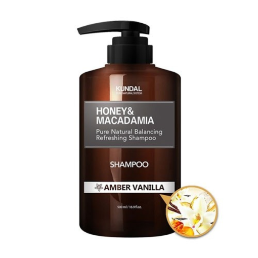 Шампунь відновлюючий Kundal Honey & Macadamia Nature Shampoo Amber Vanilla 500 мл