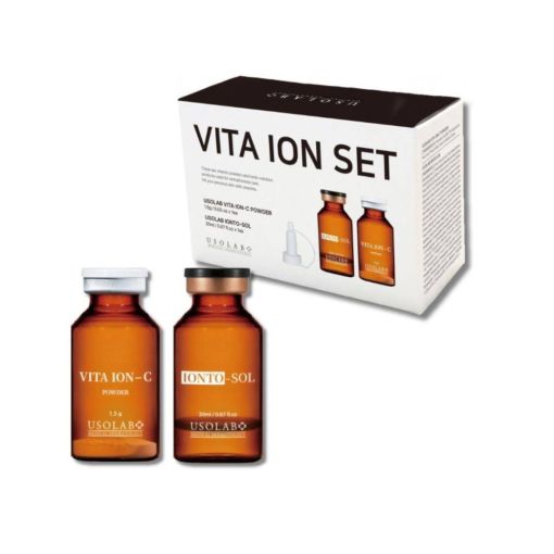 Освітлюючий, антиоксидантний та омолоджуючий набір USOLAB Vita Ion-C Set 20 мл + 1,5 г
