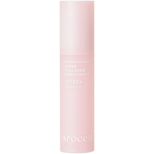 Сонцезахисна есенція для обличчя з колагеном SPF50+ PA++++ Arocell Super Collagen Sun Essence 30 мл