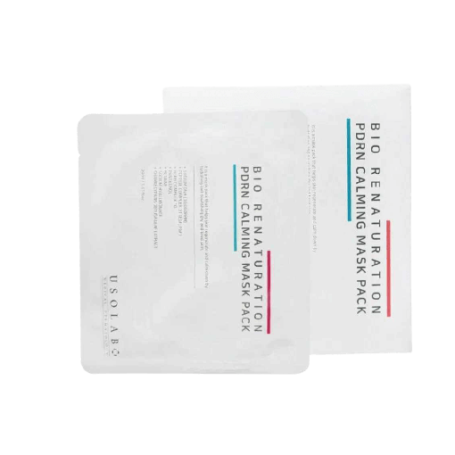 Відновлювальна тканинна маска на основі полинуклеотидів USOLAB Bio Renaturation PDRN Calming Mask
