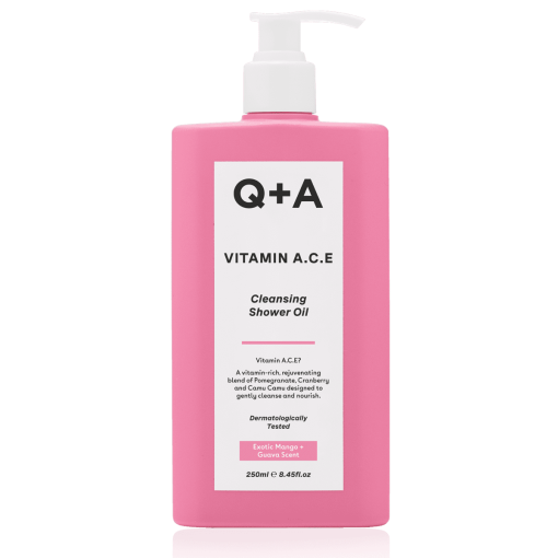 Вітамінізована олія для душу Q+A Vitamin A.C.E Cleansing Shower Oil 250 мл