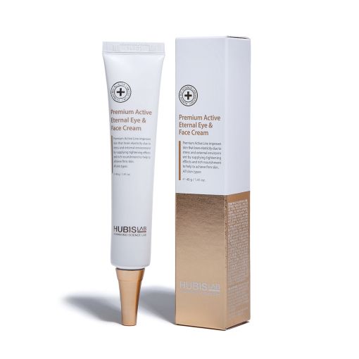Крем для шкіри навколо очей та обличчя з ботокс-ефектом HUBISLAB Premium Active Eternal Eye & Face Cream 40 г