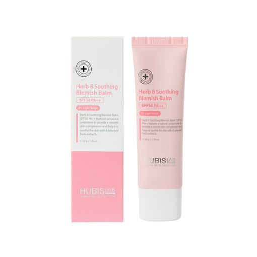 Заспокійливий ВВ крем із сонцезахисною функцією HUBISLAB Herb 8 Soothing Blemish Balm SPF30 PA++ 50г