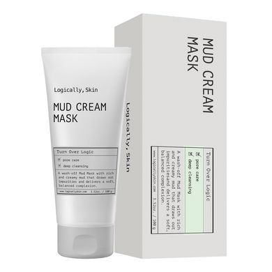 Крем-маска для глибокого очищення пор Logically, Skin Mud Cream Mask 100 мл