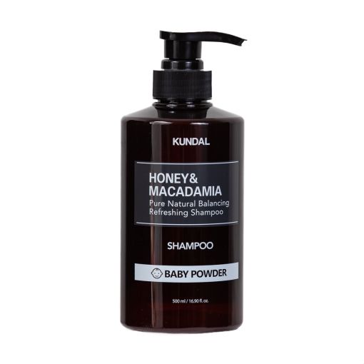 Шампунь відновлюючий Kundal Honey & Macadamia Shampoo Baby Powder 500 мл