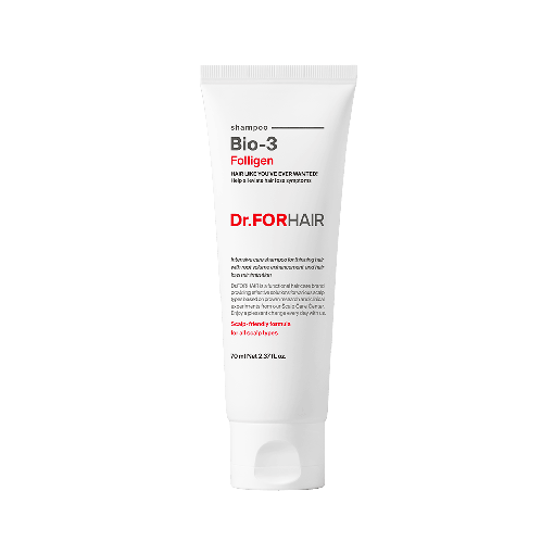 Відновлювальний шампунь проти випадіння Dr.FORHAIR Folligen BIO 3 Shampoo 70 мл