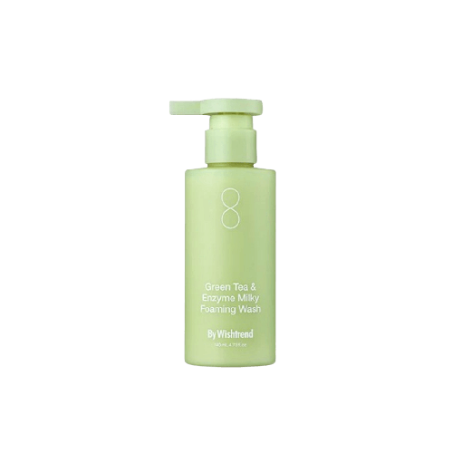 Молочко-пінка для вмивання із зеленим чаєм та ензимами By Wishtrend Green Enzyme Foaming Wash 140 мл