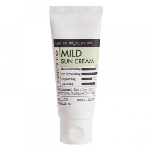 Сонцезахисний крем для чутливої шкіри DERMA FACTORY Mild Sun Cream 50 мл