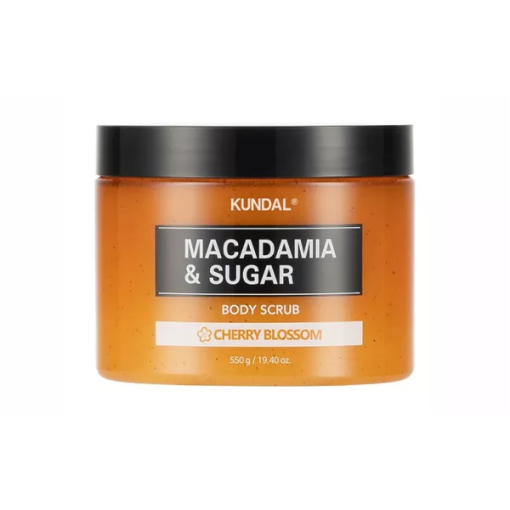 Скраб для тіла цукровий Kundal Macadamia & Sugar Body Scrub Cherry Blossom 550 мл