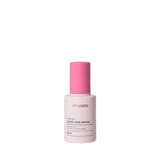 Незмивна сироватка-пілінг із молочною кислотою WhoCares Gentle Peel Lactic Acid Serum 30 мл