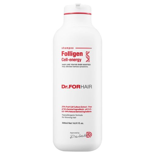 Шампунь для зміцнення та відновлення волосся Dr.FORHAIR Folligen Cell-Energy Shampoo 500 мл