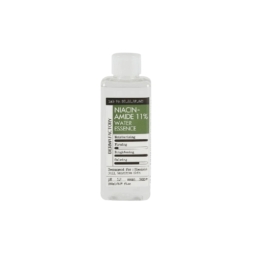 Зволожувальна та освітлювальна есенція DERMA FACTORY Niacin-Amide 11% Water Essense