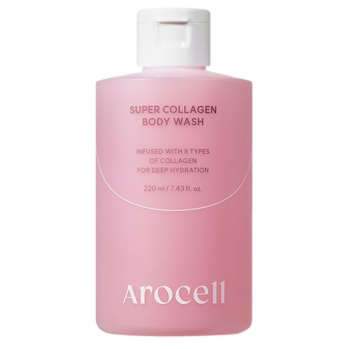 Зволожувальний гель для душу з колагеном Arocell Super Collagen Body Wash 220 мл