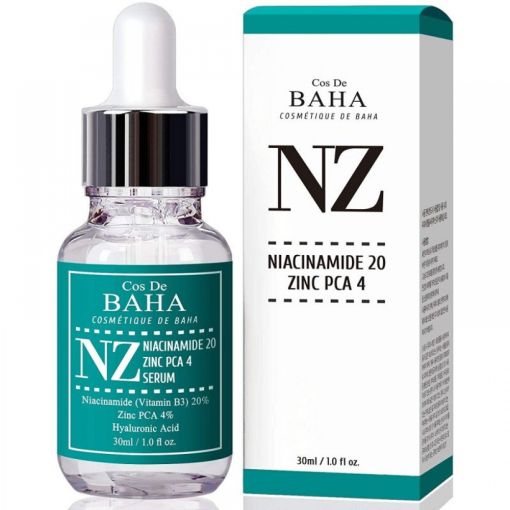 Серум з ніацинамідом та цинком Cos De Baha Niacinamide 20% + Zinc 4% Serum 30 мл