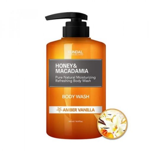 Гель для душу Kundal Honey & Macadamia Body Wash Amber Vanilla 500 мл