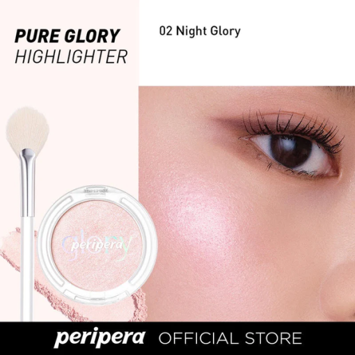 Хайлайтер пудровий з пензликом PERIPERA Pure Glory Highlighter № 02 Night Glory 