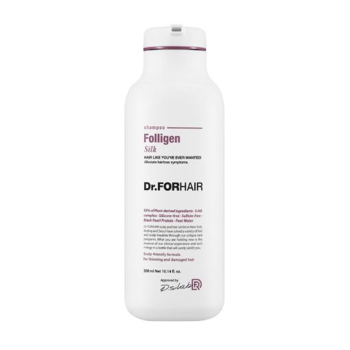 Шампунь для сухого та пошкодженого волосся Dr.FORHAIR Folligen Silk Shampoo 300 мл