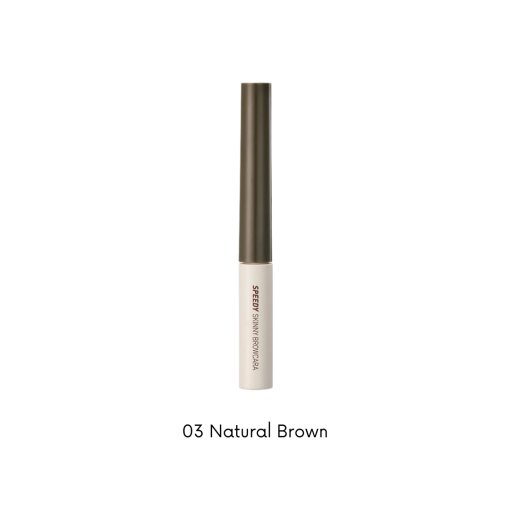 Туш для брів Peripera Speedy Skinny Browcara 03 Natural Brown 3 г