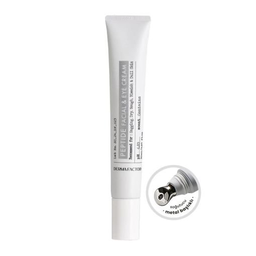 Пептидний крем з аплікатором DERMA FACTORY Peptide Facial and Eye Cream 20 мл