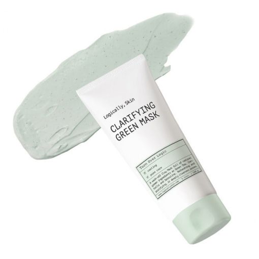 Очищувальна маска з глиною та спіруліною Logically, Skin Clarifying Green Mask 100 мл