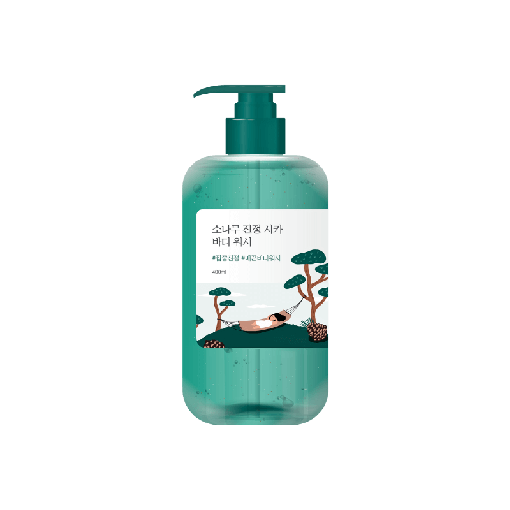 Заспокійливий гель для душу для проблемної шкіри ROUND LAB Pine Calming Cica Body Wash 400 мл