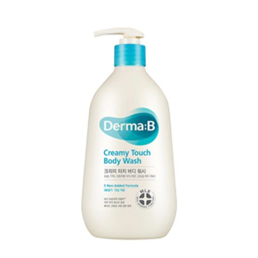 Крем-гель для душу зволожувальний з пантенолом Derma:B Creamy Touch Body Wash 400 мл