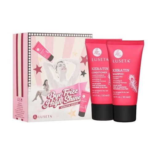 Дорожній набір для волосся з кератином Luseta Keratin Smooth Travel Set Duo 