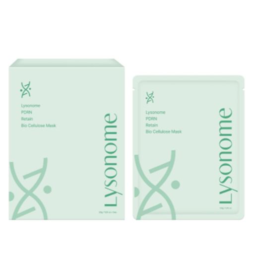 Антивікова, освітлююча тканинна маска з полінуклеотидами Lysonome PDRN Retain Bio-Cellulose Mask