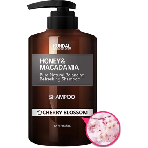 Шампунь відновлюючий Kundal Honey & Macadamia Nature Shampoo Cherry Blossom 500 мл