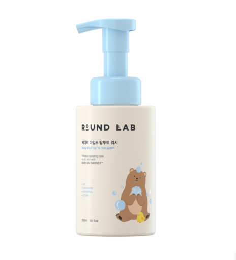 Дитяча пінка для купання ROUND LAB Baby Mild Top To Toe Wash 300 мл