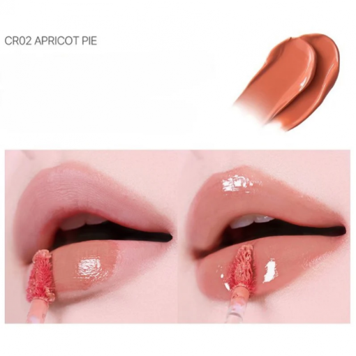 Кремовий тінт для губ DERMA FACTORY DEWY FIXING CREAM TINT APRICOT PIE 4г