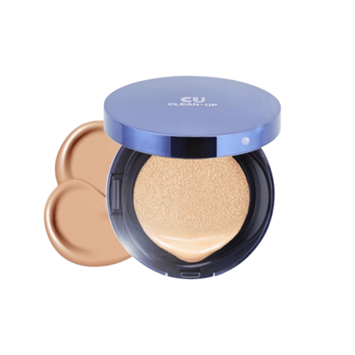 Інноваційний кушон зі змінним блоком № 23 CUSKIN Clean-Up Skinfit Cushionpact SPF 50+ PA+++ 30 мл № 23 Natural beige