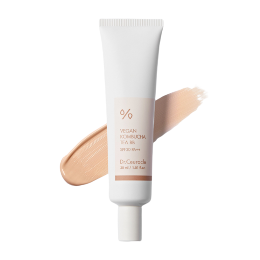 Зволожувальний ВВ-крем з екстрактом комбучі Dr.Ceuracle Vegan Kombucha Tea BB Cream 30 мл Natural